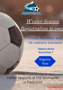 Winter Season Registration is open